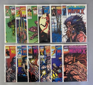 Group of 6 Marvel Weapon X Comic Books