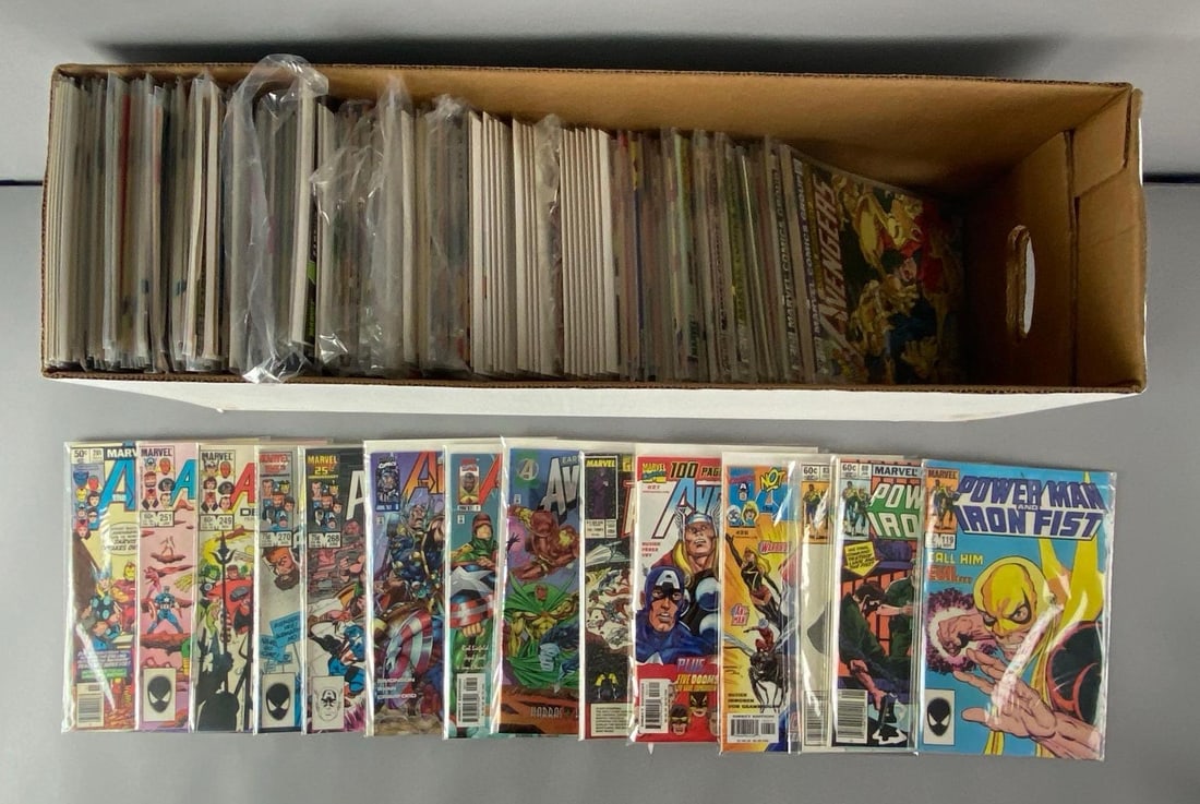 Long Box of Marvel Comic Books (1 of 3)
