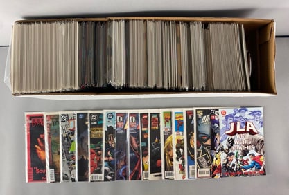 Long Box of DC / Marvel Comic Books