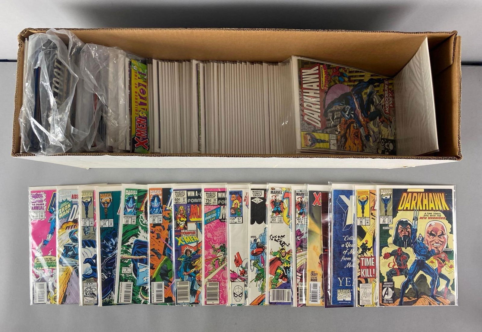 Long Box of Marvel Comic Books (1 of 3)