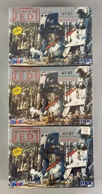 Group of 3 MPC Star Wars ROTJ AT-ST Plastic Model Kits
