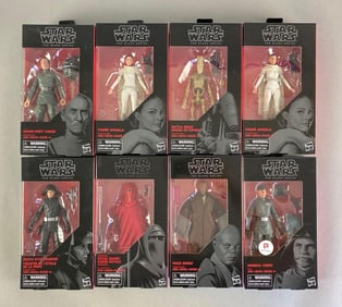 Group of 8 Hasbro Star Wars The Black Series Action Figures