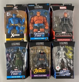Group of 6 Hasbro Marvel Legends Action Figures