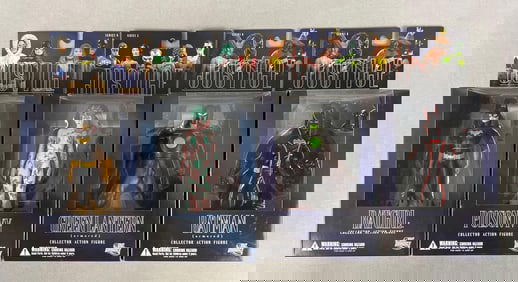 Group of DC Direct Justice League Collector Action Figures