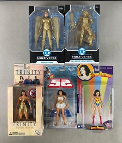 Group of Wonder Woman Action Figures