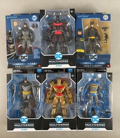 Group of DC Multiverse Batman Action Figures