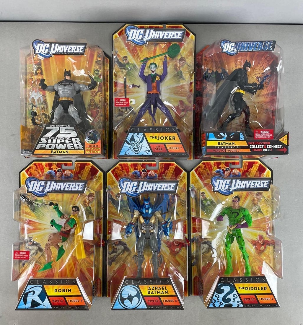 Group of Mattel DC Universe Action Figures (1 of 2)