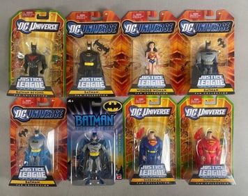 Group of Mattel DC Universe Justice League Unlimited Action Figures