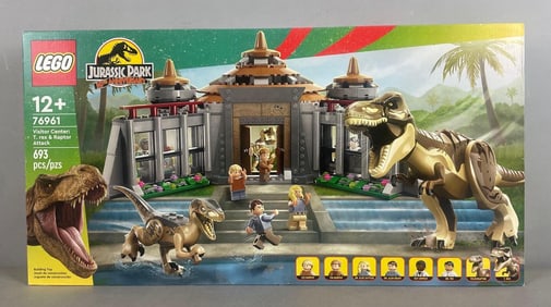 Lego Jurassic Park 30th Anniversary Visitor Center: T. Rex and Raptor Attack Set
