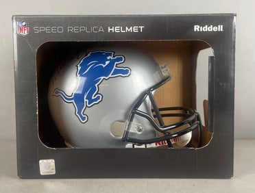 Matt Stafford Signed Riddell Speed Replica Helmet