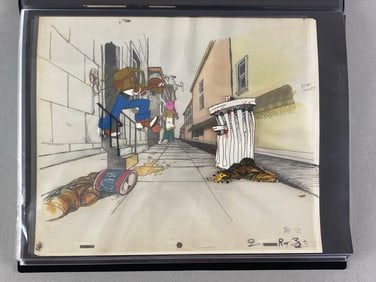 Group of 50+ Cheech and Chongs Basketball Jones Original Production Cels