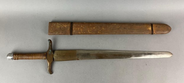 Screen Used Sword and Sheath Steel Prop