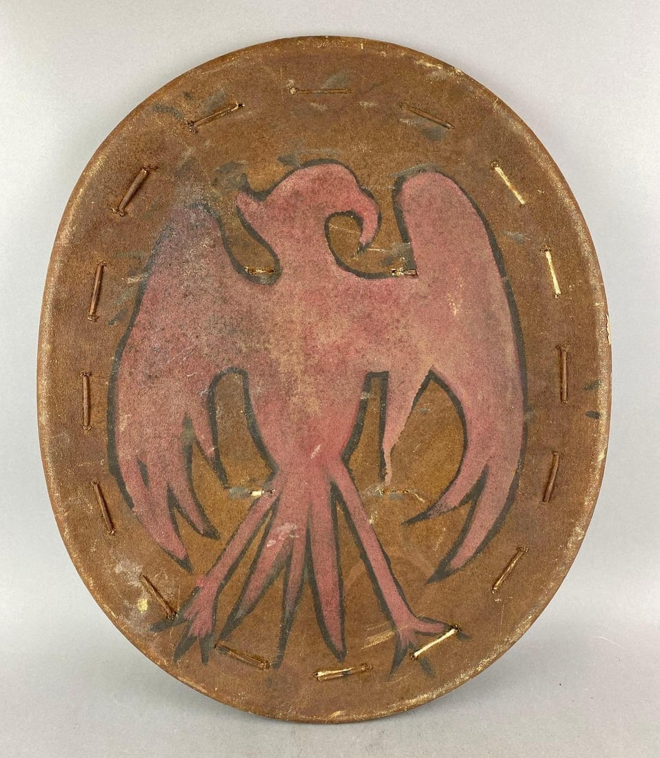 Screen Used Indian Shield Canvas Prop (1 of 2)