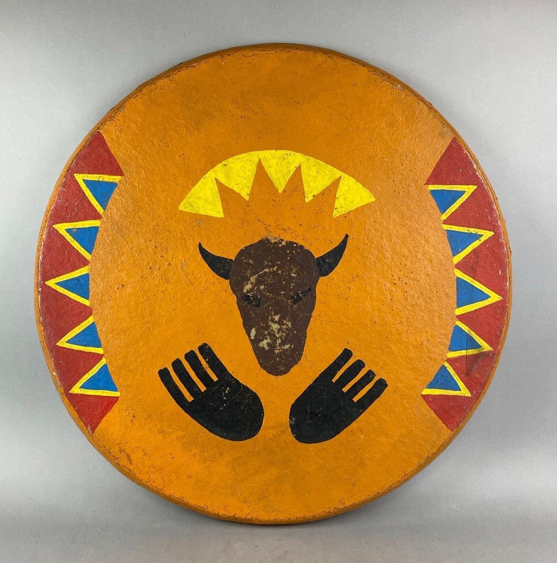 Screen Used Indian Shield Fiberglass Prop (1 of 2)