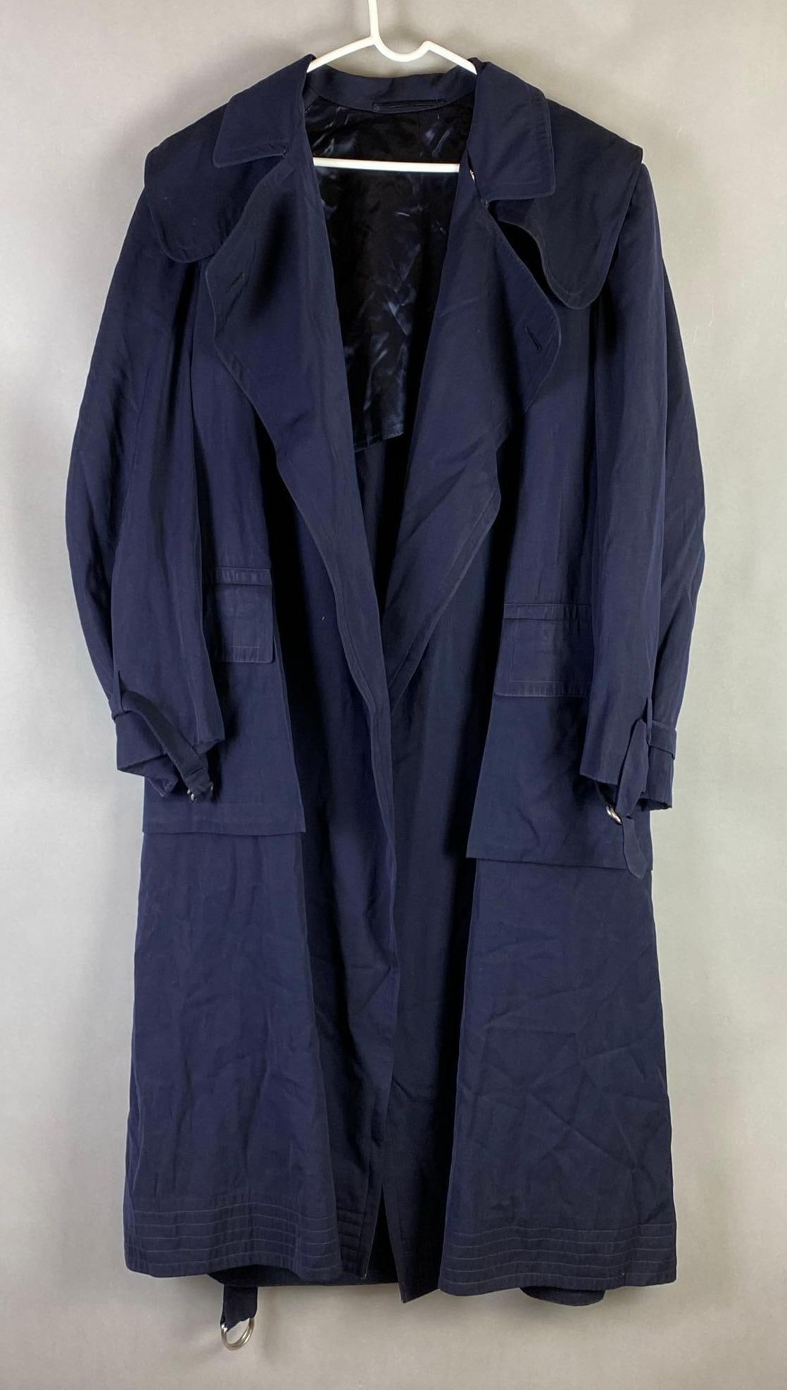 All Quiet on the Western Front Screen Used Lee Ayres Trench Coat: Used in 1930 All Quiet on the Western Front. Measures collar to Cuff 27 inches, shoulder to shoulder 20 inches and shoulder to bottom Hem 50 inches.