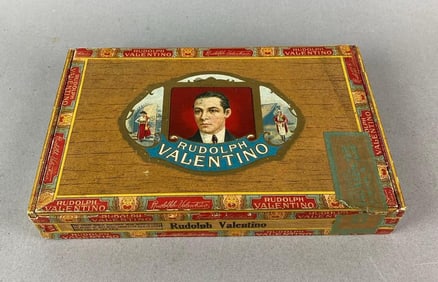 Vintage Rudolph Valentino Cigar Box