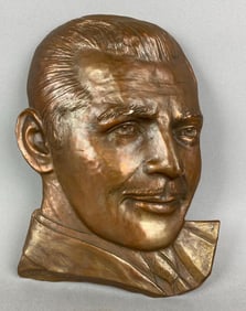 Clark Gable Copper Portrait Casting Mold