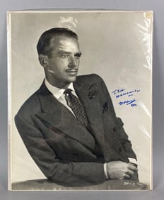 Signed Douglas Fairbanks Jr Photograph