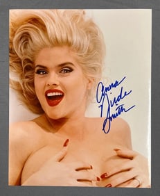 Signed Anna Nicole Smith Photograph