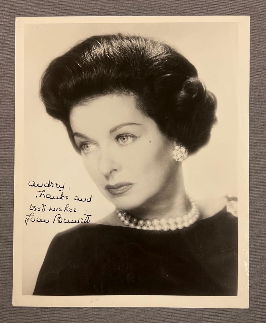Signed Joan Bennett Photograph (1 of 3)