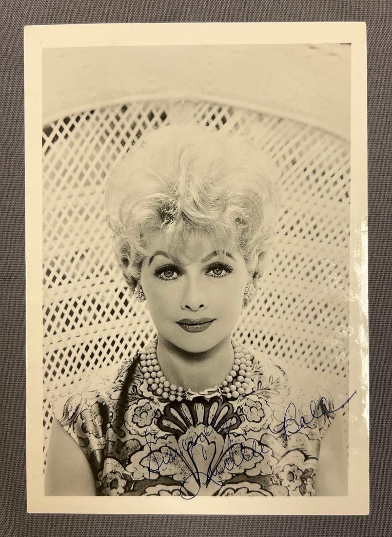 Signed Lucille Ball Photograph (1 of 3)