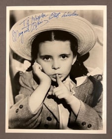 Signed Maraget O'Brien Photograph