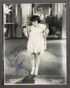 Signed Rose Marie Photograph