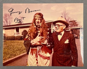 Signed George Burns Photograph