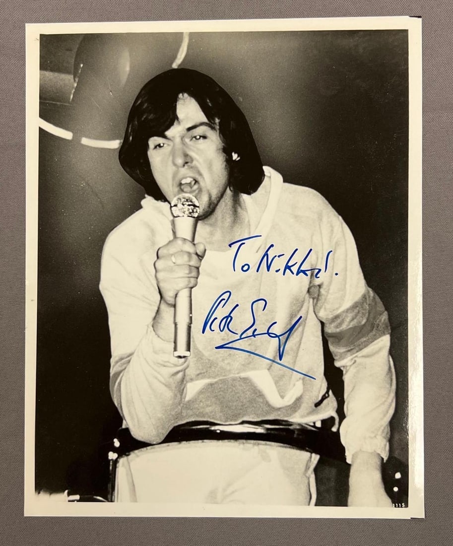 Signed Peter Garbiel Photograph (1 of 3)