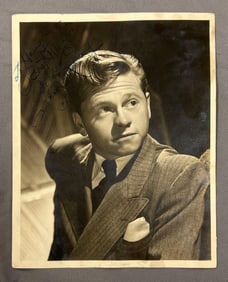 Signed Mickey Rooney Photograph