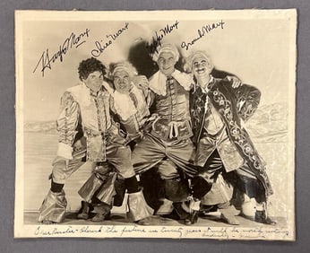 Signed Groucho Marx to Buster Keaton Photograph
