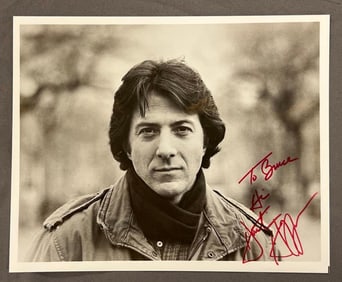 Signed Dustin Hoffman Photograph