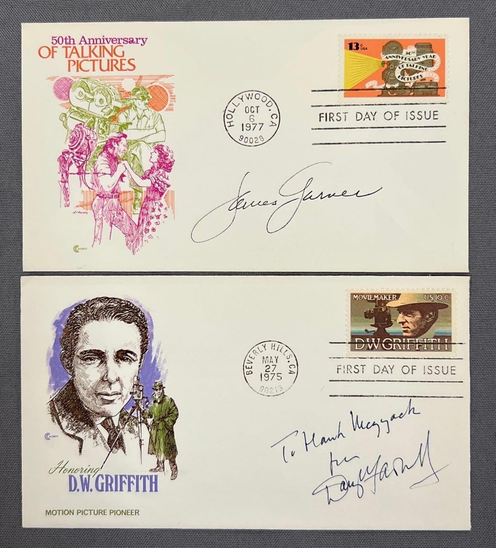 Group of 2 Signed First Day Covers (1 of 3)