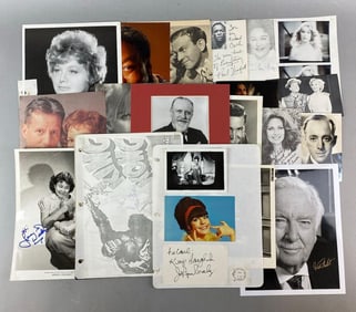 Group of 21 Hollywood Autographs