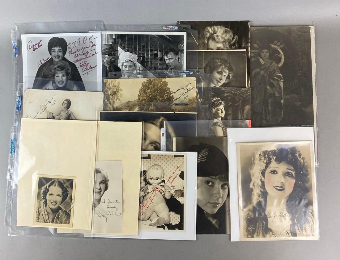 Group of 14 Hollywood Star Autograph Photos (1 of 3)