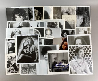Large Group of Hollywood Star Autograph Photos