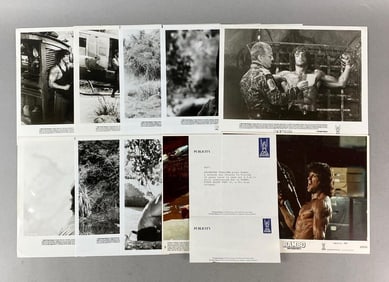 Group of 10 1972 Tri Star Pictures Rambo First Blood Part II Still Photos