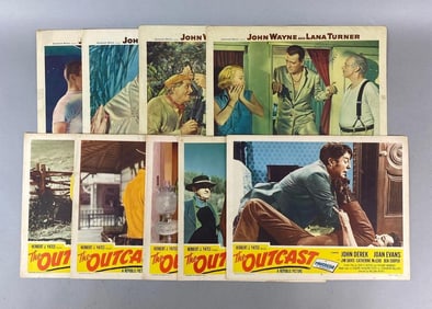 Group of 9 Movie Lobby Cards