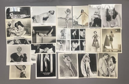 Group of Movie Pinups and Nudes