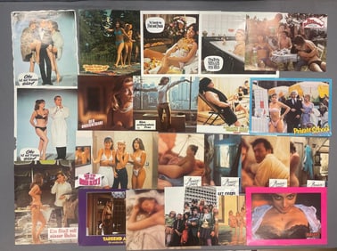 Group of Erotic Movie Advertising Sheets