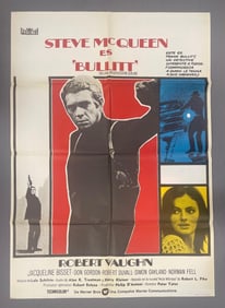 1978 Steve McQueen Bullitt Spanish 1 Sheet Movie Poster