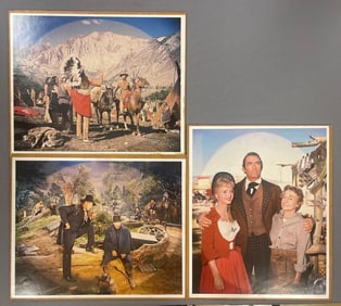 Group of 3 How the West was Won Mounted Advertising Photos