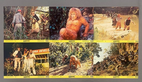 Group of 6 Skullduggery Mini Lobby Cards