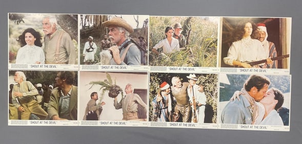 Group of 8 Shout at the Devil Mini Lobby Cards