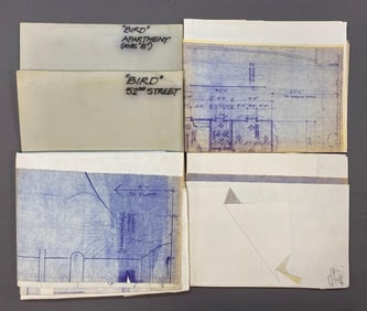 Set of Bird Movie Set Blueprints