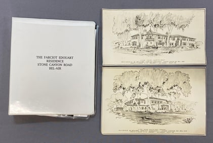 Group of Farciot Edouart Residence Ephemera