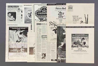 Group of Assorted Press Books