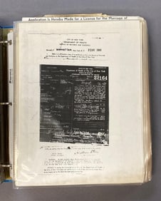 Collection of Rudolph Valentino Documents