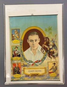 Vintage Rudolph Valentino Films Poster