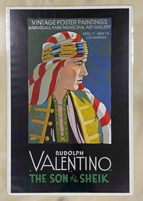 Rudolph Valentino Son of a Sheik Art Gallery Painting Poster